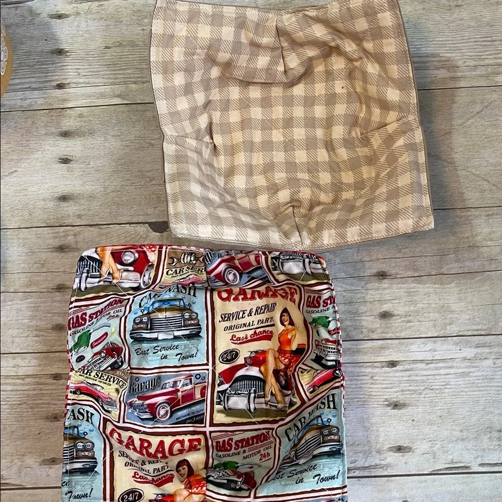 Buy 1 Get 1 Micro Bowl Cozies Masculine/Vintage Gift This Listing Only B1G1